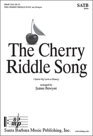 The Cherry Riddle Song SATB choral sheet music cover Thumbnail